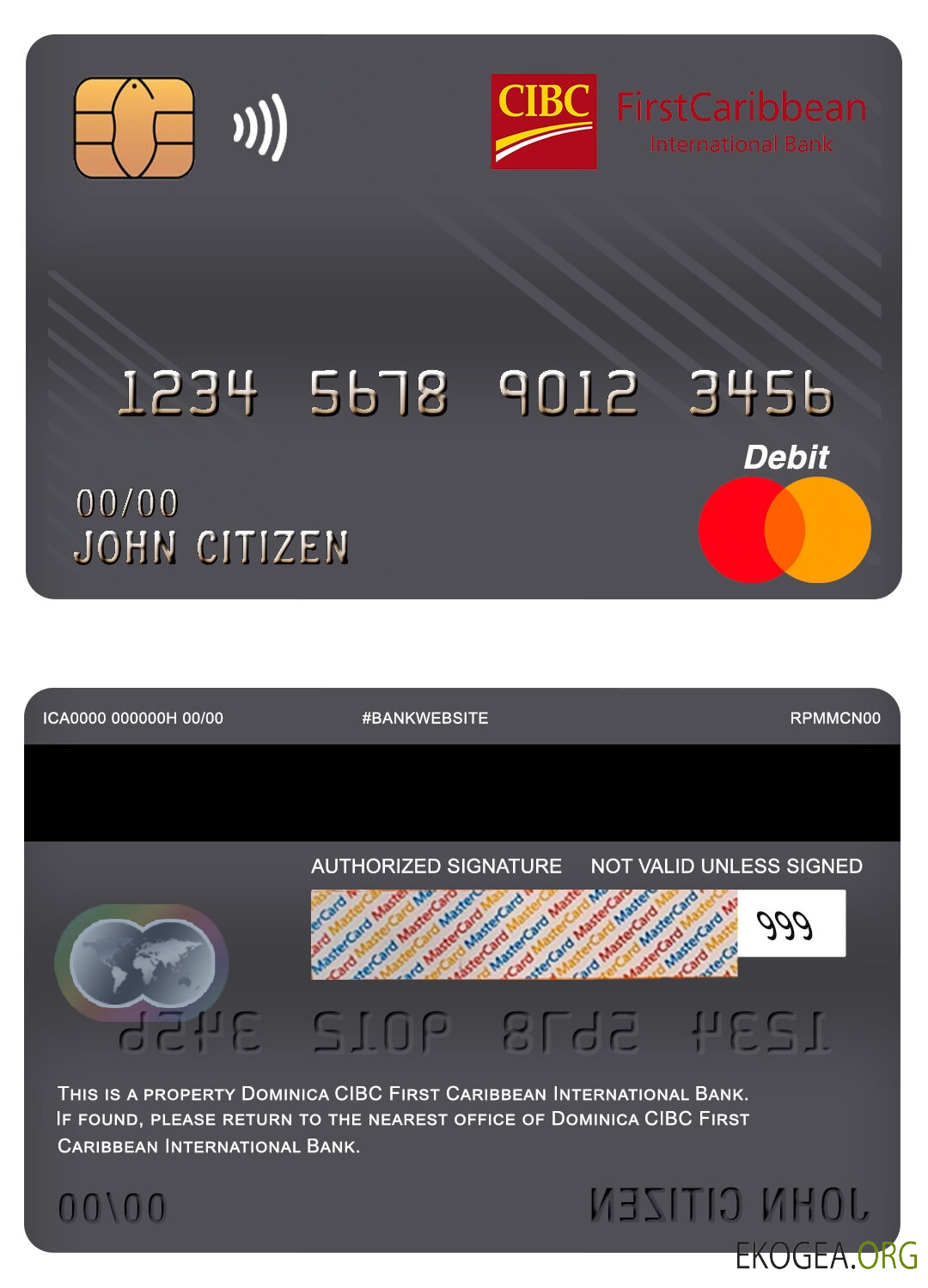 Dominique CIBC, première carte de débit principale d'une banque internationale des Caraïbes